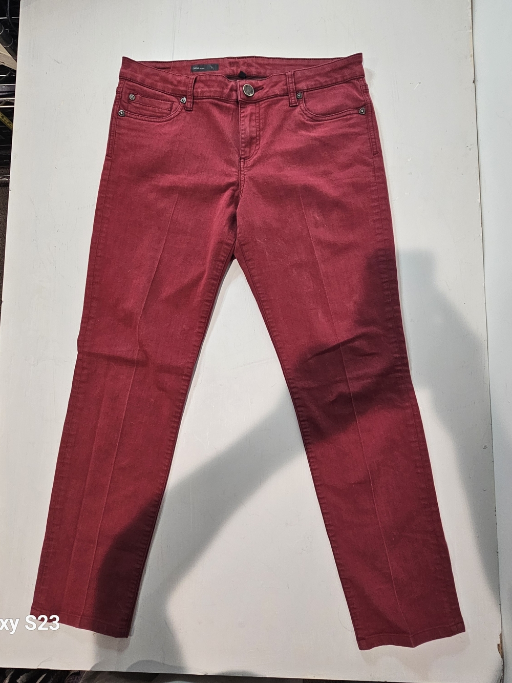 Women's Red Slim Jeans - Unbranded